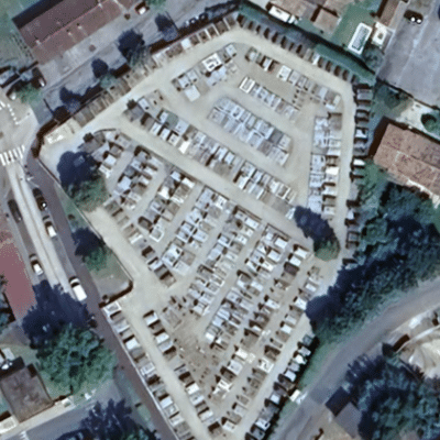 VUE AÉRIENNE CIMITIÈRE VIEUX